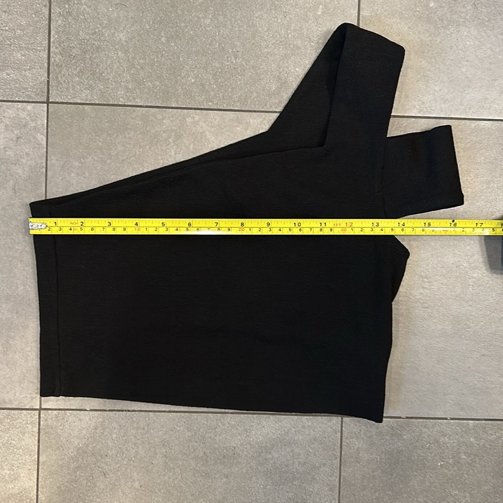 Tibi One Shoulder Cropped Top - Picture 4 of 10